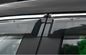 Roestvrij staal schitterend garnitur venster visiers voor Nissan Qashqai 2015 Marge leverancier