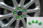 Universal Auto Body Trim Parts, Kleurrijke siliconen rubberen wielen Noot Caps leverancier