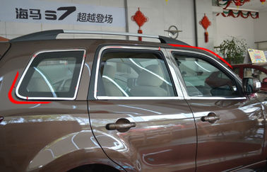 China Roestvrij staal autodeur venster trim Haima S7 2013 2015 zijde venster gieten leverancier
